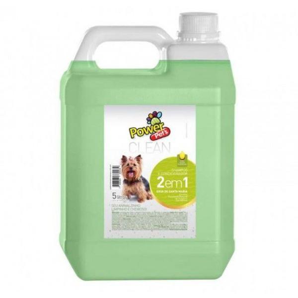 Imagem de Shampoo cães/gatos Powerpets Erva Sta. Maria 5L Banho e tosa