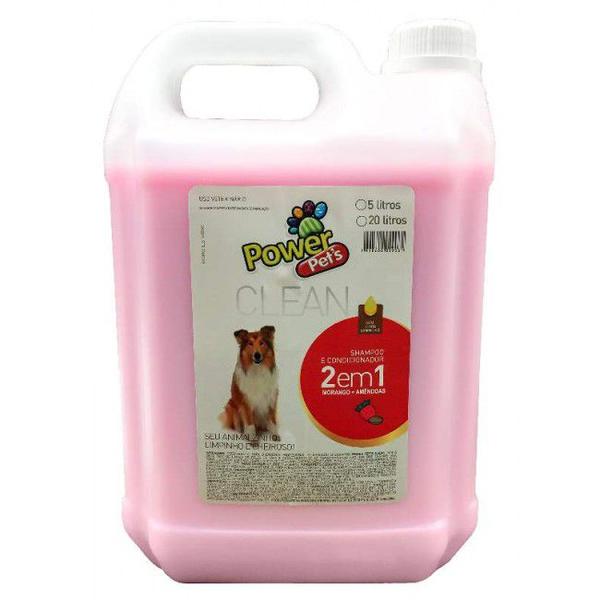 Imagem de Shampoo cães/gatos Powerpets Morango 20L Banho tosa Rende +