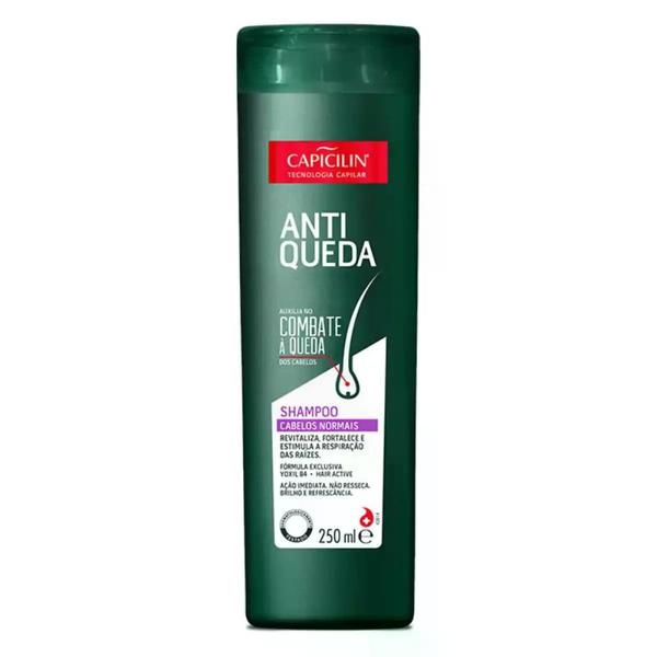 Imagem de Shampoo Capicilin Antiqueda Cabelos Normais 250ML.