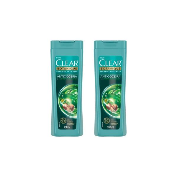 Imagem de Shampoo Clear 200Ml Anticoceira Botanique-Kit C/2Un