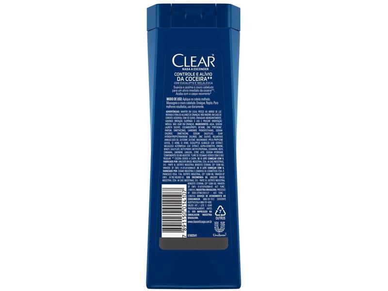 Imagem de Shampoo Clear Anticaspa  - Controle e Alívio da Coceira 200ml