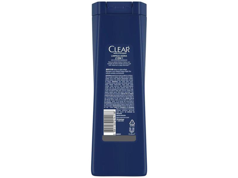 Imagem de Shampoo Clear Anticaspa Limpeza Diária 2 em 1 - 400ml