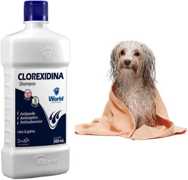 Imagem de Shampoo clorexidina 500 ml world