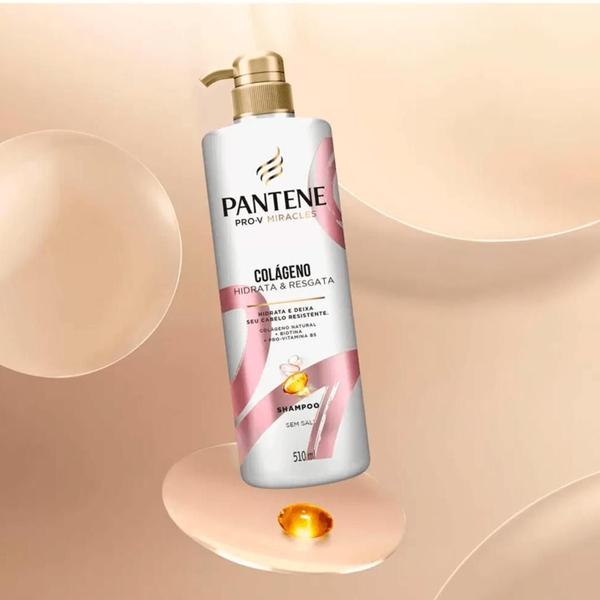 Imagem de Shampoo Colágeno Hidrata & Resgata Pantene 510ml