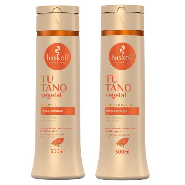 Imagem de Shampoo + Condicionador 300ml Haskell Tutano Vegetal Força e Nutrição