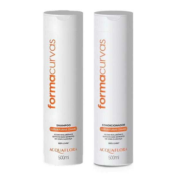 Imagem de Shampoo + Condicionador Acquaflora Forma Curvas 500Ml