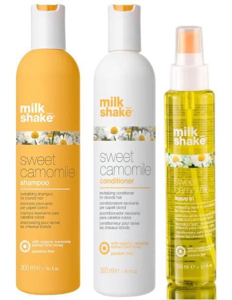 Imagem de Shampoo, condicionador e condicionador leave-in Milkshake Sweet