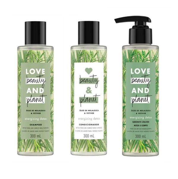 Imagem de Shampoo Condicionador E Sabonete Love Beauty Planet Detox