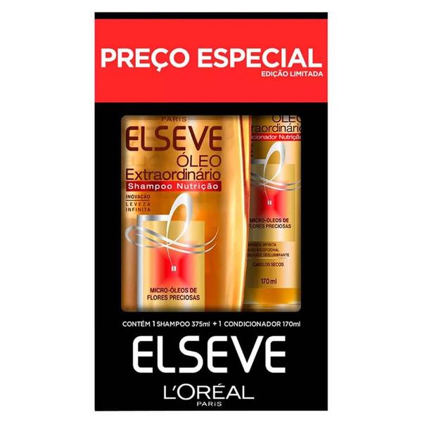 Imagem de Shampoo+ Condicionador Elseve Óleo Extraordinário 375ml+ 170ml