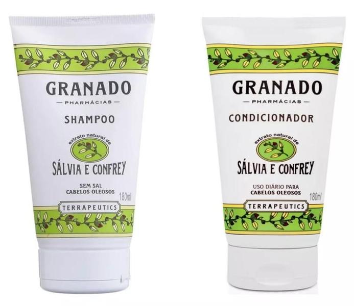 Imagem de Shampoo Condicionador Granado Cabelo Oleoso Sálvia E Confrey