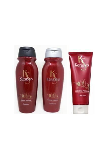 Imagem de Shampoo Condicionador Máscara Kerasys Oriental Premium