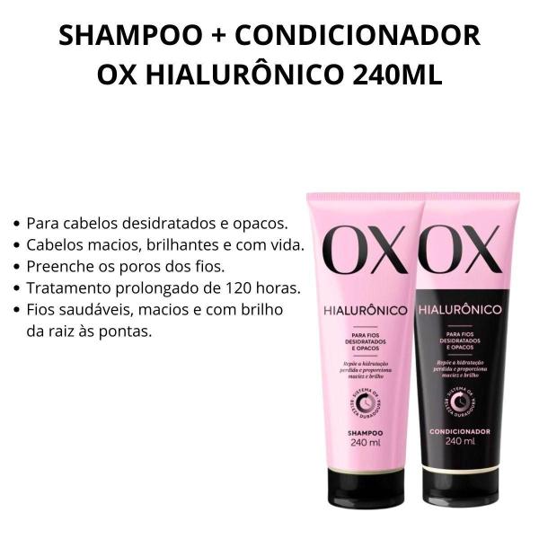 Imagem de Shampoo + Condicionador Ox Hialurônico 240Ml