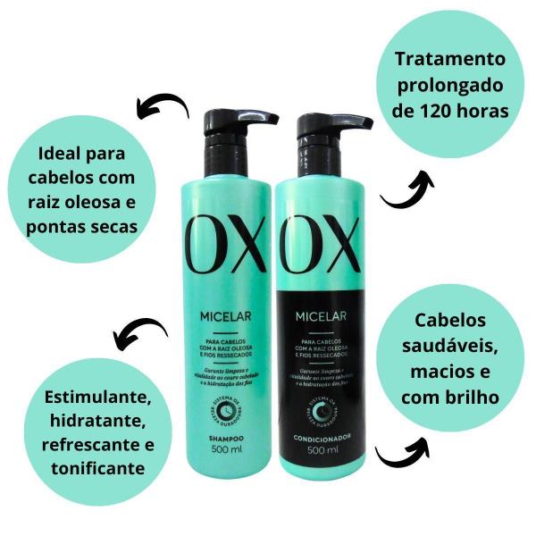 Imagem de Shampoo + Condicionador Ox Micelar 500Ml