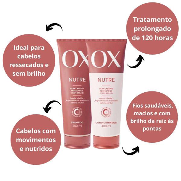 Imagem de Shampoo + Condicionador Ox Nutre 400Ml