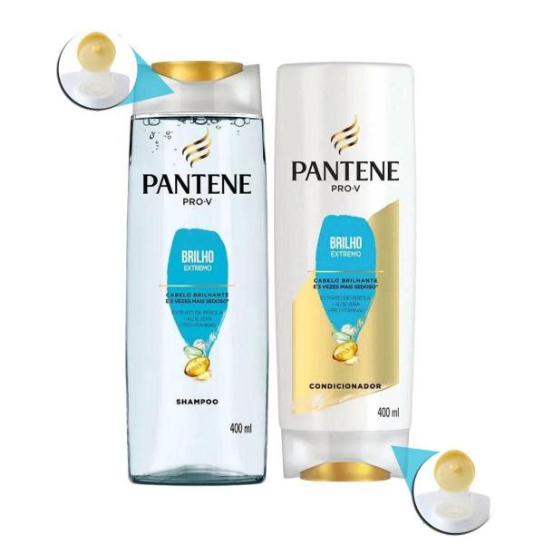 Imagem de Shampoo + Condicionador Pantene Pro-V Brilho Extremo 400Ml