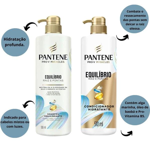 Imagem de Shampoo + Condicionador Pantene Pro-V Equilíbrio Raiz E