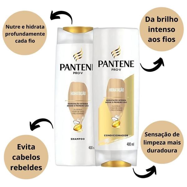 Imagem de Shampoo + Condicionador Pantene Pro-V Hidratação 175Ml