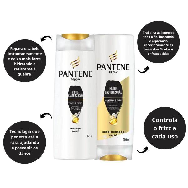 Imagem de Shampoo + Condicionador Pantene Pro-V Hidro-Cauterização