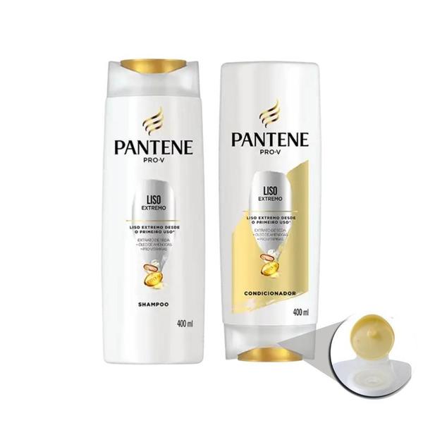 Imagem de Shampoo + Condicionador Pantene Pro-V Liso Extremo 400Ml