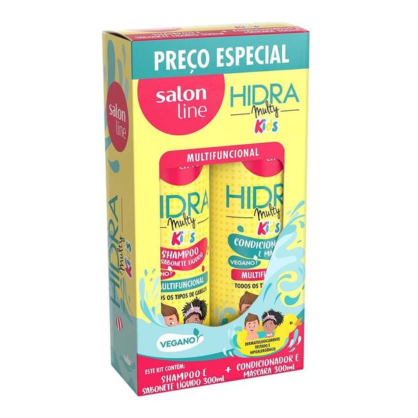 Imagem de Shampoo + Condicionador Salon Line Hidra Multy Kids 300ml cada Preço Especial