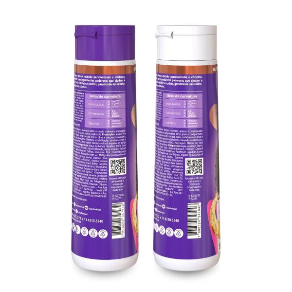 Imagem de Shampoo + Condicionador Sos Cachos Brilho 300Ml Salon Line