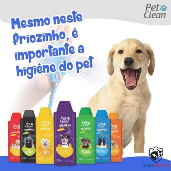 Imagem de Shampoo Condicionante 5 Em 1 Cães Gatos - 700ml Petclean - PET CLEAN