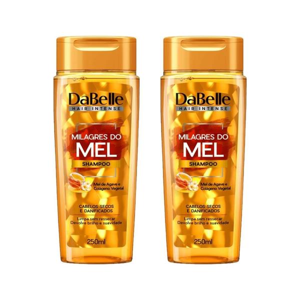 Imagem de Shampoo Dabelle Milagres Do Mel 250Ml - Kit C/2Un