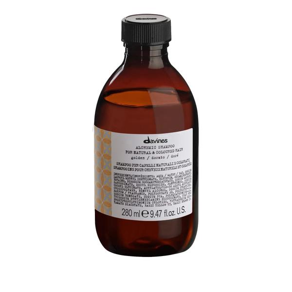 Imagem de Shampoo Davines Alchemic Golden para cabelos loiros 280 ml