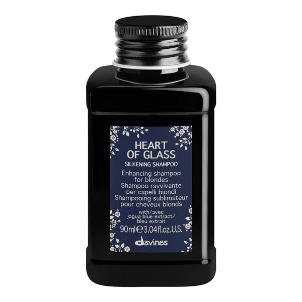 Imagem de Shampoo Davines Heart of Glass Silkening para cuidados com loiras 90 ml