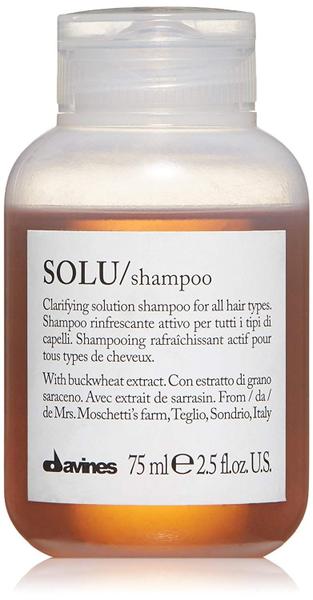 Imagem de Shampoo Davines Solu 75mL esclarece a acumulação de produtos