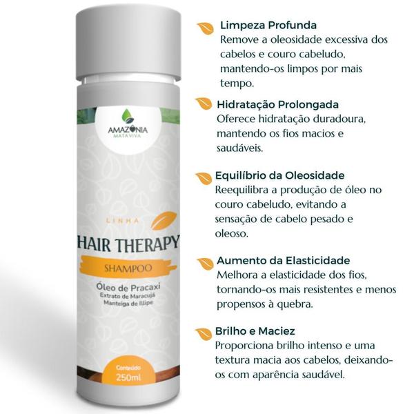 Imagem de Shampoo De Pracaxi E  Maracujá - cabelos mais brilhantes, macios e fáceis de pentear -  Amazônia Mata Viva