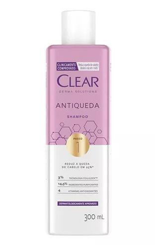 Imagem de Shampoo Derma Solutions Antiqueda 300ml - Clear