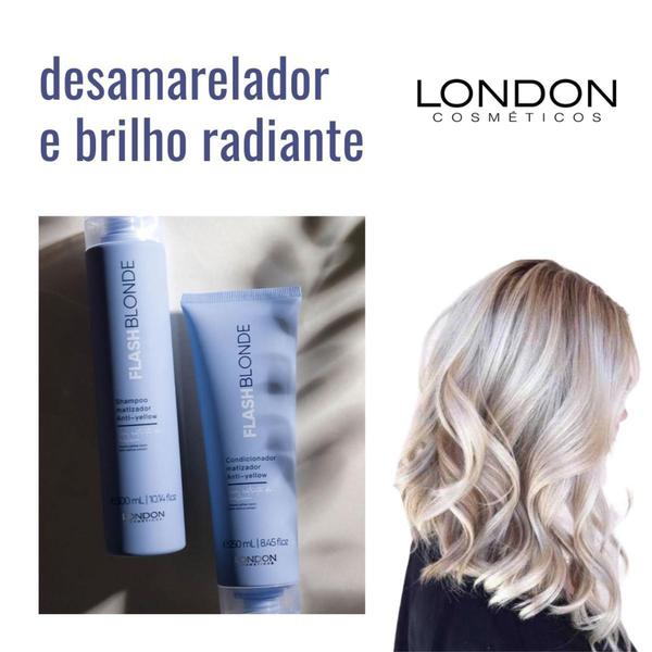 Imagem de Shampoo Desamarelador Matizador Blonde - London Cosméticos