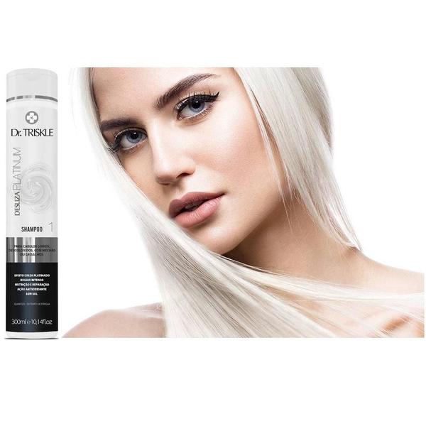 Imagem de Shampoo Desliza Platinum Matizante Dr. Triskle 300Ml