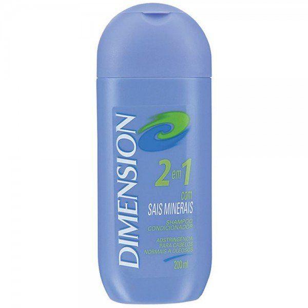 Imagem de Shampoo Dimension Adstringente 2 em 1 Cabelos Oleosos 200ml