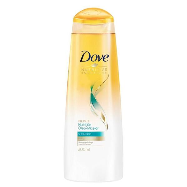 Imagem de Shampoo dove nutrição óleo-micelar 200ml