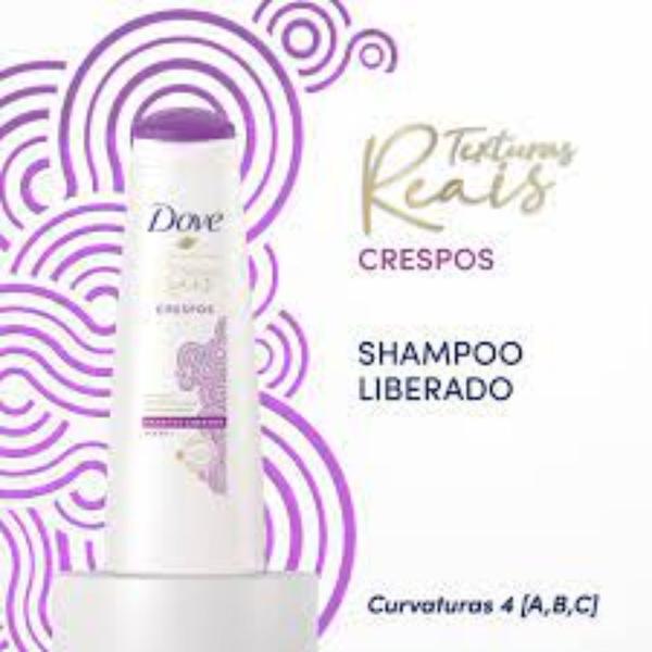 Imagem de Shampoo Dove Texturas Reais Crespos Óleo de Jojoba 355ml