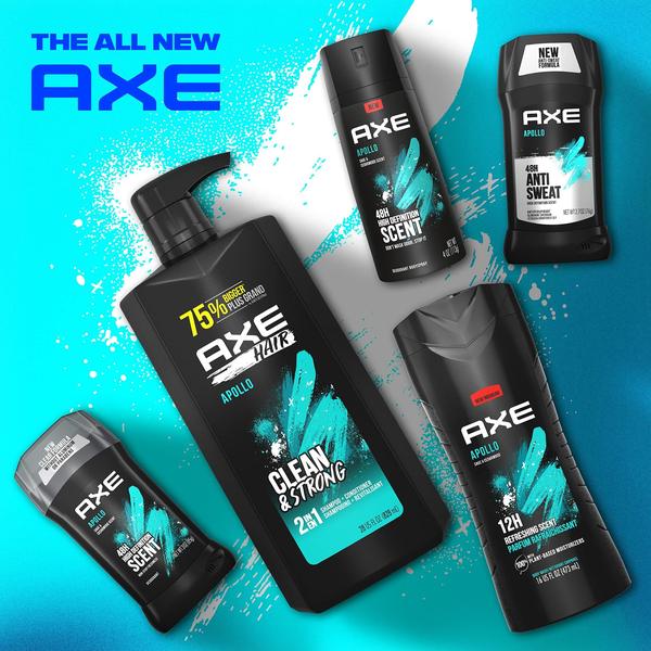 Imagem de Shampoo e condicionador AXE Apollo 2 em 1, 828 ml, pacote com 4