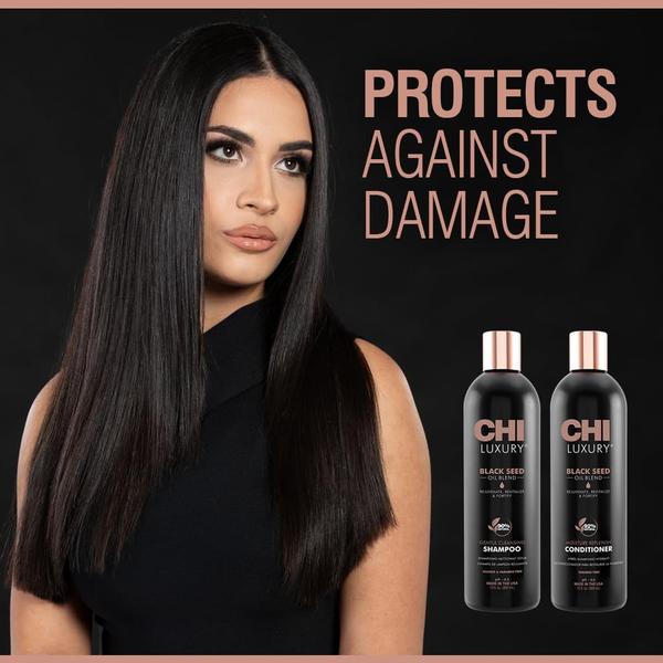 Imagem de Shampoo e condicionador CHI Luxury Black Seed Oil 355 ml (2 unidades)