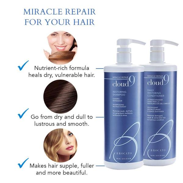 Imagem de Shampoo e Condicionador Duo Brocato Cloud 9 Restoring 960mL