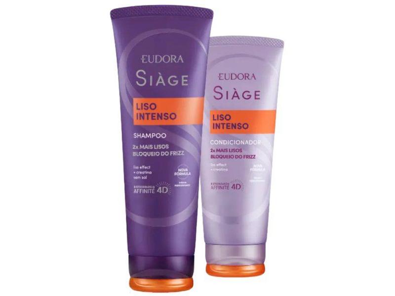 Shampoo e Condicionador Eudora Siàge Liso Intenso