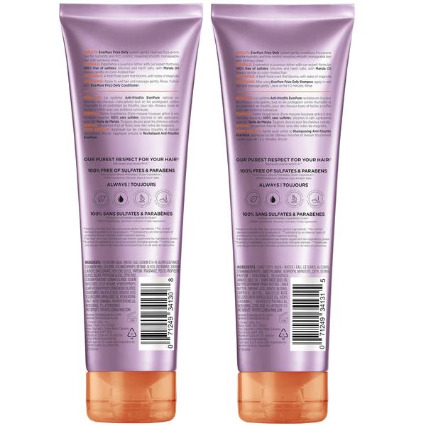 Imagem de Shampoo e condicionador L'Oreal Paris EverPure Frizz-Defy 250ml