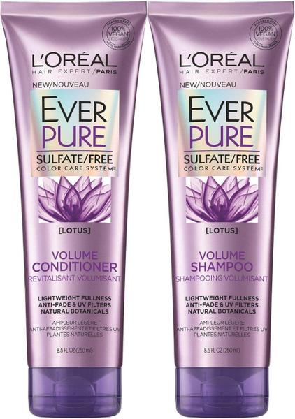 Imagem de Shampoo e condicionador L'Oreal Paris EverPure Volume 250mL