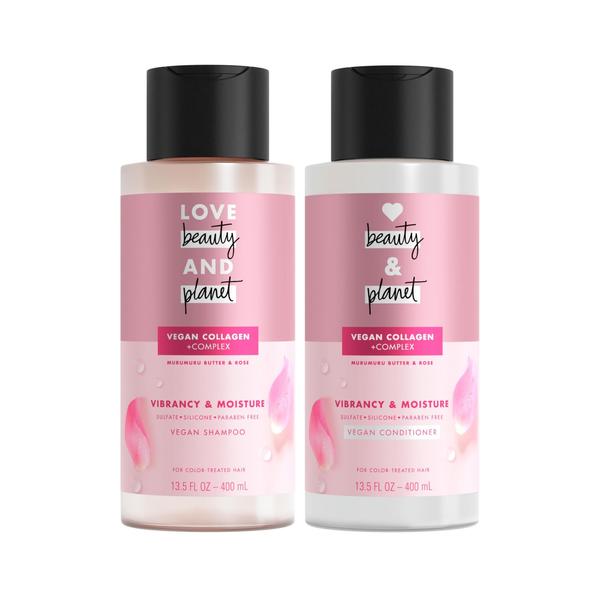 Imagem de Shampoo e condicionador Love Beauty e Planet Murumuru Butter & Rose 400ml