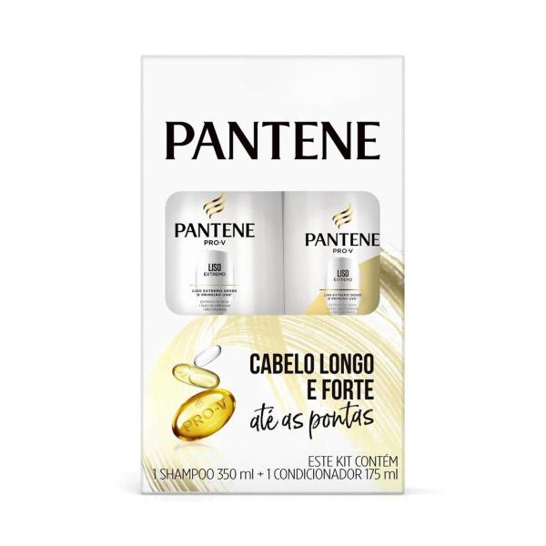 Imagem de Shampoo e Condicionador Pantene Liso Extremo 350ml + 175ml