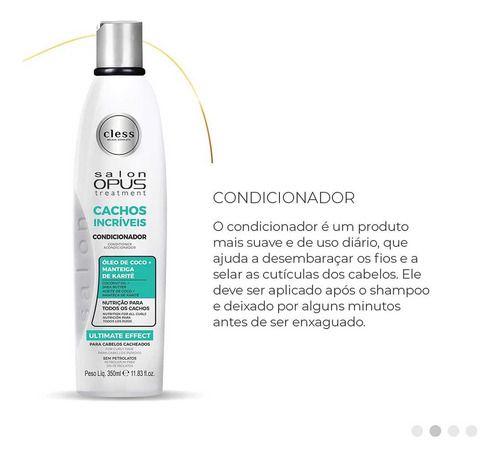 Imagem de Shampoo E Condicionador Para Cabelos Cacheados Salon Opus