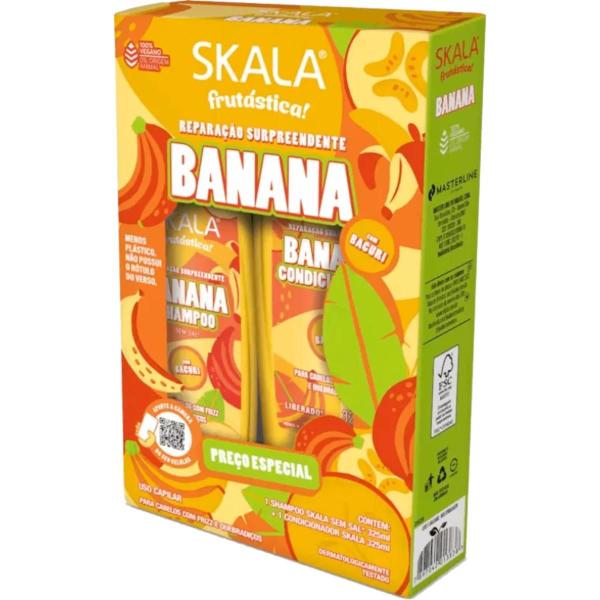 Imagem de Shampoo e Condicionador Skala Frutástica Banana