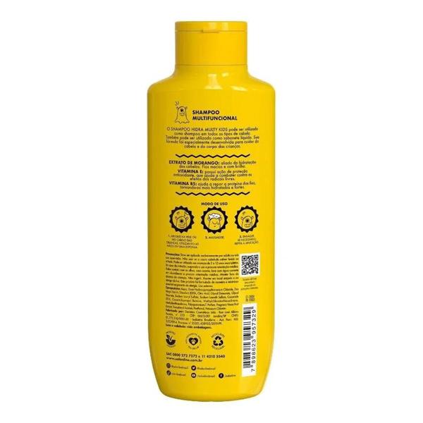 Imagem de Shampoo e Sabonete Líquido Kids Hidra Multy 300ml  Salon Line