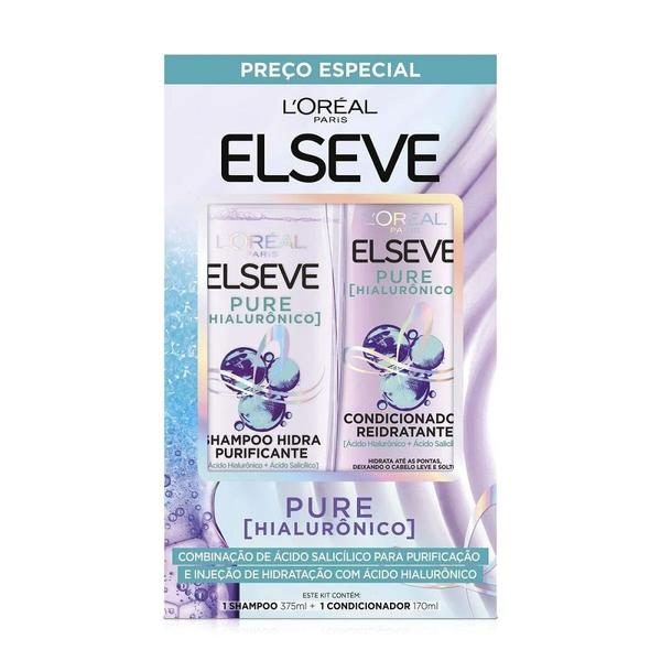 Imagem de Shampoo Elseve Pure Hialurônico 375ml com Condicionador 170ml