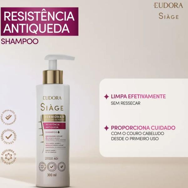 Imagem de Shampoo Eudora Siage Resistencia Antiqueda 300ml